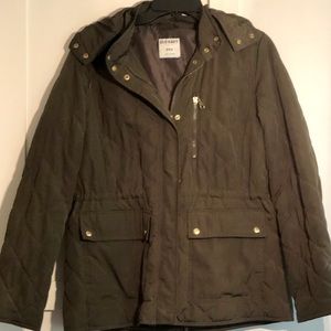 Olive Green Utility Jacket (Old Navy)